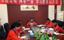 金乡尊时凯龙公司开展“两学一做”学习教育动员会